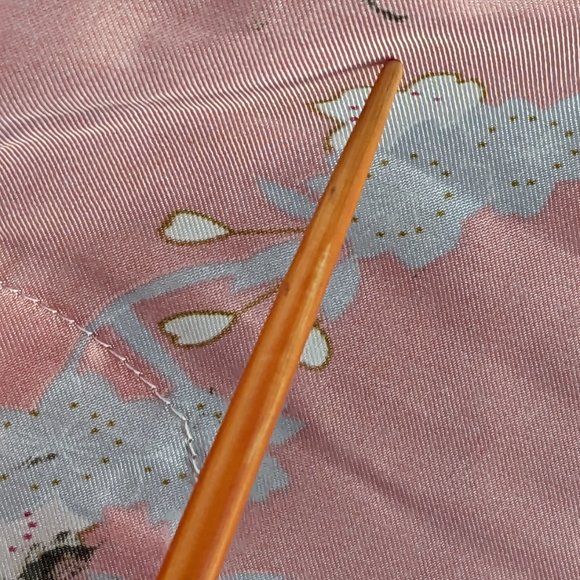 Theatrical Pink Satin Kimono Robe - Picture 2 of 14